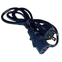 New AC Power Cord Outlet Plug Cable Compatible with M-Audio Studiophile BX8A Deluxe Speaker MAudio Studio Phile Speaker Avid SBX10 Bx8 D2 Active Monitor DJ Speaker Subwoofer