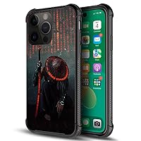 Case Compatible with iPhone 14 Pro Max Case,Samurai Pattern case for iPhone 14 Pro Max Case for Boys Man,Anti-Scratch Shockproof Cover case for iPhone 14 Pro Max 6.7-inch Samurai