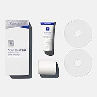 Rejuvaskin Scar Heal Kit - Scar Kit For Breast Circle Pair - Scar Treatment for Soften, Flatten, Reduce and Recover Scars - Scar Gel, Circle Pair Silicone Sheet & Medical Tape - Physician Recommended