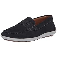 Driver Club USA Unisex-Child Kids Made in Brazil Fashion Leather Driving Loafer with Penny Detail