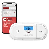 Smart Carbon Monoxide Detector, Wi-Fi CO Detector, Real-Time Push Notifications via X-Sense Home Security App, Replaceable Battery, Optional 24/7 Professional Monitoring Service, XC04-WX
