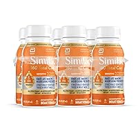 Similac 360 Total Care Sensitive Infant Formula for Fussiness & Gas Due to Lactose Sensitivity, Has 5 HMO Prebiotics, Non-GMO, ‡ Baby Formula, Ready to Feed, 8-fl-oz Bottle, Pack of 6