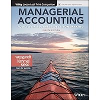 Managerial Accounting: Tools for Business Decision Making Managerial Accounting: Tools for Business Decision Making Loose Leaf Kindle Hardcover