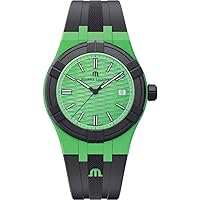 Maurice Lacroix AIKON #Tide Green Black 40mm Swiss Quartz Watch AI2008-70070-300-0