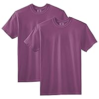 Comfort Colors Adult Short Sleeve Tee, Style G1717, Berry (2-pack), 3X-Large