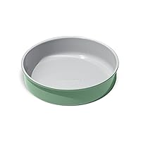 Caraway Non-Stick Ceramic 9” Circle Pan - Naturally Slick Ceramic Coating - Non-Toxic, PTFE & PFOA Free - Perfect for Birthday Cakes, Tartes, & More - Sage