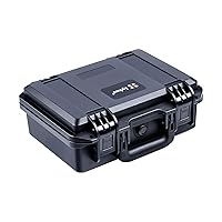 Lykus HC-3010 Waterproof Hard Case with Customizable Foam Insert, Interior Size 11.81x7.87x4.72 in, Suitable for Pistol, Small Drone, Camcorder, Action Camera, and More