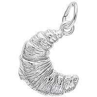 Rembrandt Charms Croissant Charm, Sterling Silver