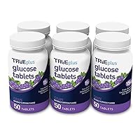 TRUEplus® Glucose Tablets, Grape Flavor - 50ct Bottle – 6 Pack