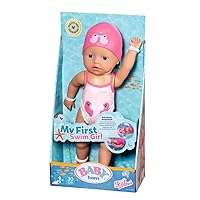 Baby Born My First Swim Girl 30cm Toy Figure, Pink, Waterproof, Batteries Not Required