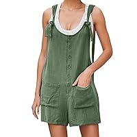Jumpsuits for Women Casual Summer Rompers Women's Casual Summer Rompers Overalls Jumpsuit Shorts