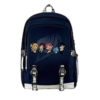 Anime Fairy Tail Backpack Natsu Dragneel Laptop School Bag Bookbag 16