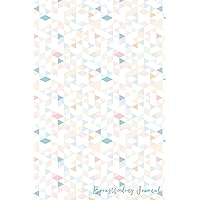 Breastfeeding Journal: Pastel Triangle Newborn Baby Feeding and Diaper Tracker with Dot Grid Journaling Pages