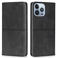 Wallet Folio Case for Huawei 9X Premium, Premium PU Leather Slim Fit Cover for 9X Premium, 2 Card Slots, Exact Cutouts, Black