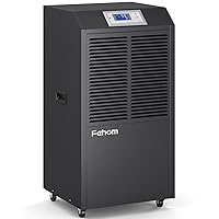 Supersized Commercial 232 Pints Dehumidifier for Space up to 8500 Sq. Ft - Includes 3.3 ft Drain Hose and Washable Filter - 24Hr Timer Ideal for Large Basements, Industrial Spaces and Job Sites