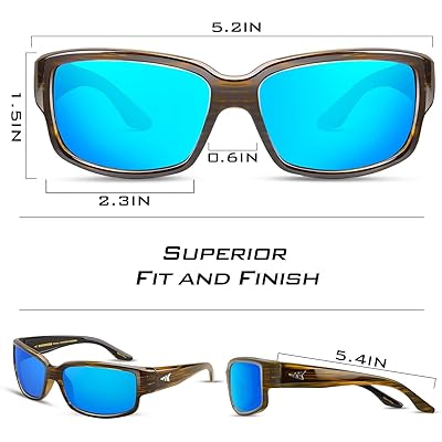 Mua KastKing Skidaway Polarized Sport Sunglasses for Men and Women,Ideal  for Driving Fishing Cycling and Running,UV Protection trên  Mỹ chính