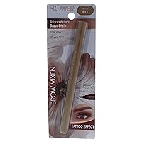 Brow Vixen Tattoo Effect Stain - Smudge Proof, 12 Hr Wear Eyebrow Makeup with Chisel Tipped Applicator, Contains Aloe Vera & Vitamin E (Blonde)