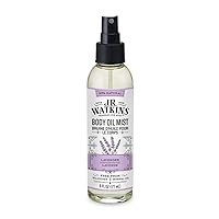 J.R. Watkins Natural Hydrating Body Oil Mist, Moisturizing Body Oil Spray for Glowing Skin, USA Made and Cruelty-Free, Lavender, 6 fl oz, Single