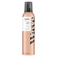 Suave Simply Styled Lightweight Hair Mousse, Wave Mousse Locks in Moisture for Crunch Free Curls 7 oz