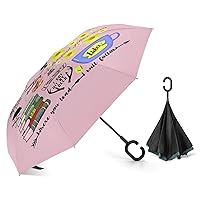 Gilmore Girls Inverted Umbrellas Automatic Open Windproof & Rainproof Car Umbrella Double Layer C-Shape Handle Free