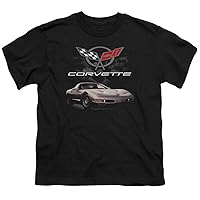 Kids Chevy T-Shirt Corvette Checkered Past Youth Shirt