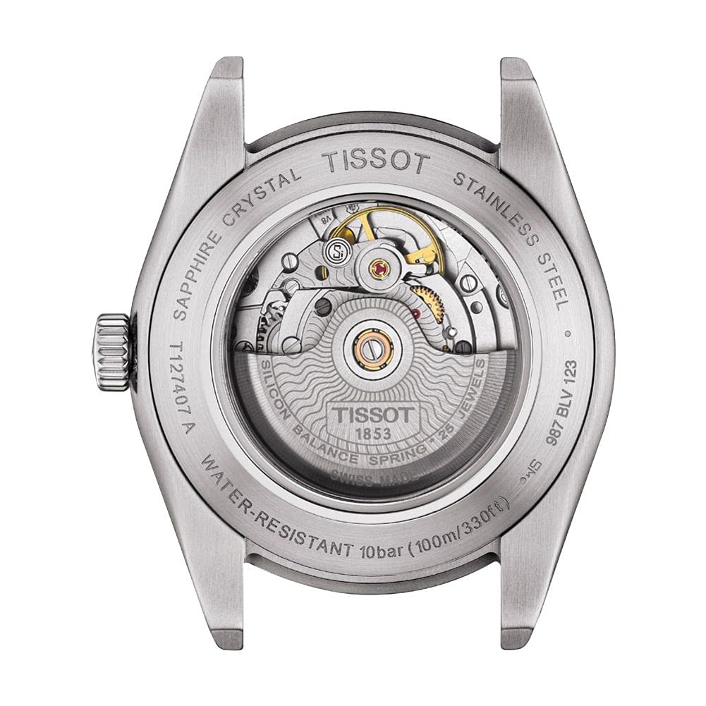 Tissot Men's Gentleman Auto Swiss Automatic Dress Watch with Stainless Steel Strap