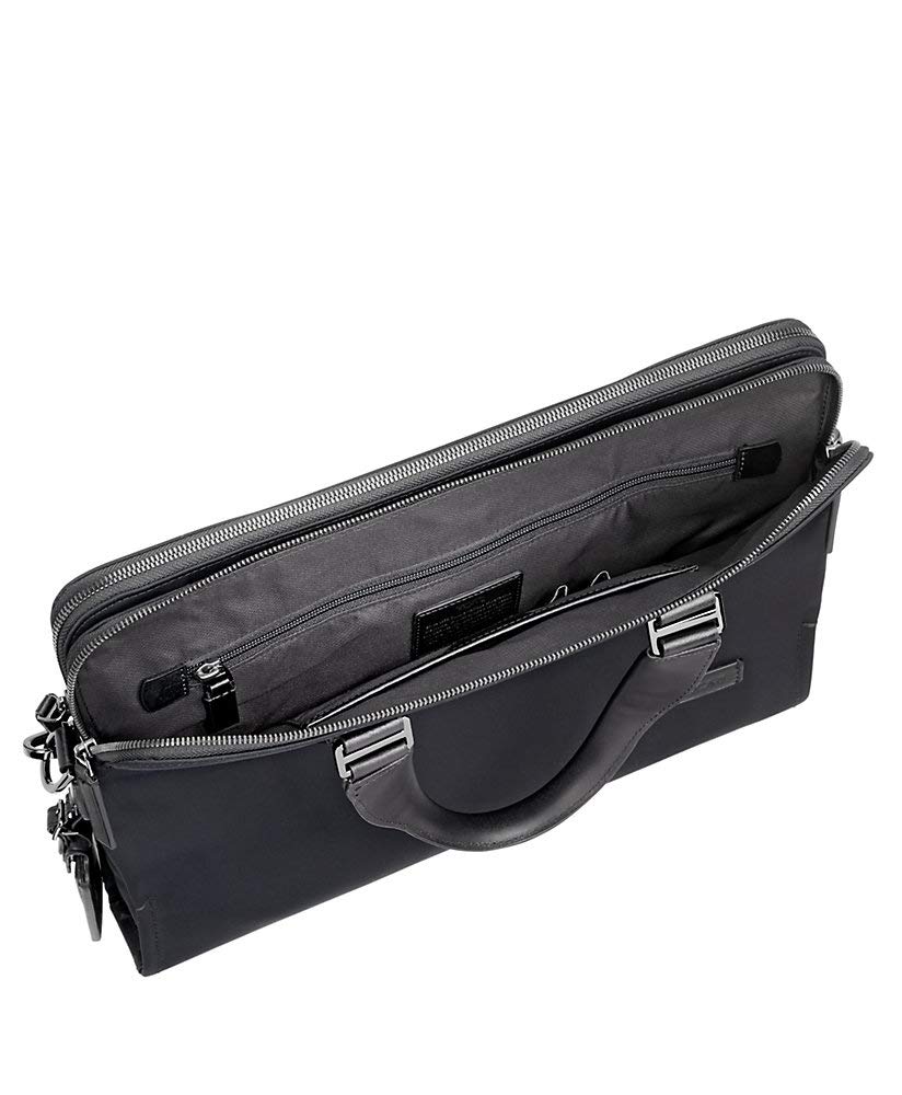 TUMI - Harrison Seneca Laptop Slim Brief Briefcase - 15 Inch Computer Backpack for Men and Women - Black