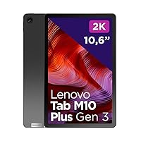 Lenovo Tab M10 Plus (3rd Gen) Tablet | 10.6 Inch 2K Touch Display | MediaTek Helio G80 | 4GB RAM | 64GB SSD | Android 13 | Grey