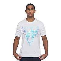 Men's Iridescent Foil Print Graphic T-Shirts