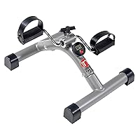 InStride Folding Cycle XL Under Desk Bike Pedal Exerciser w/Smart Workout App - Mini Exercise Bike Desk Exercise Equipment for Legs & Arms - Fully Assembled