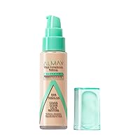 Clear Complexion Acne Foundation Makeup with Salicylic Acid - Lightweight, Medium Coverage, Hypoallergenic, Fragrance-Free, for Sensitive Skin, 099 Porcelain, 1 fl oz.