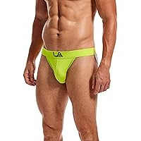 Mens Underwear Thongs and G-Strings with Ball Pouch Trendy Lightweight Bulge Enhancement Jock Strap G Strings Thongs