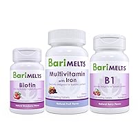 BariMelts Feel Great Bundle - Multivitamin with Iron, Biotin, and Vitamin B1