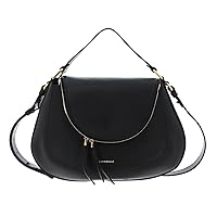 Coccinelle Sole medium bag in black leather - E1NAK180201001 - Size