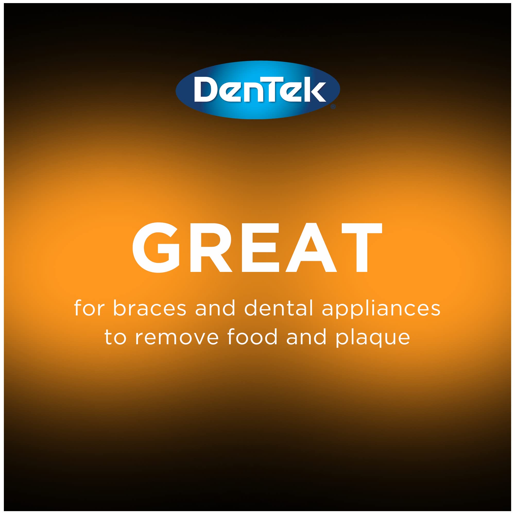 DenTek Slim Brush Interdental Cleaners | Brushes Between Teeth | Extra Tight Teeth | Mint Flavor | 32 Count | Pack of 3