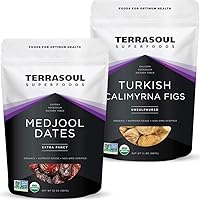 Medjool Organic Dates 2 Lbs + Organic Turkish Figs 2 Lbs Bundle
