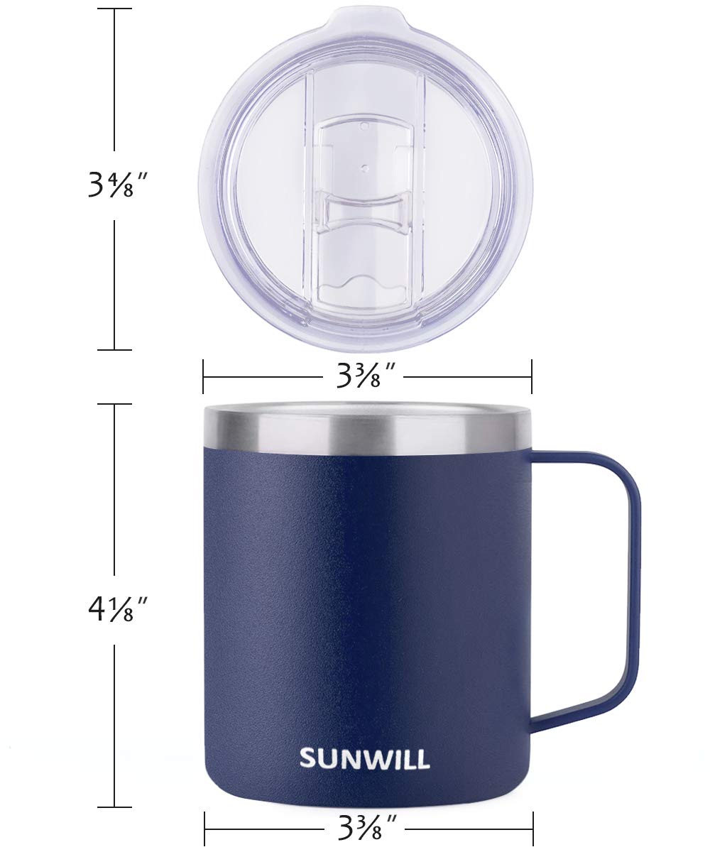 Travel Coffee Mug Thermos Tumbler Double Wall Stainless Steel Vacuum Outdoor Cup 