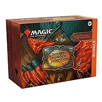 Magic: The Gathering Outlaws of Thunder Junction Bundle - 9 Play Boosters, 30 Land Cards + Exclusive Accessories