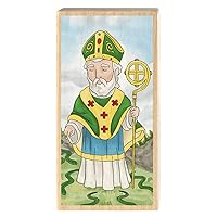 Autom St Patrick Miniature Saints Block, 2 3/4 inches