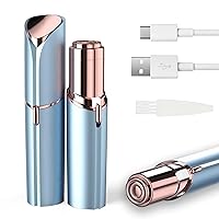 Facial Hair Removal for Women, Electric Painless Facial Hair Remover for Face, Lip, Chin with USB Rechargeable