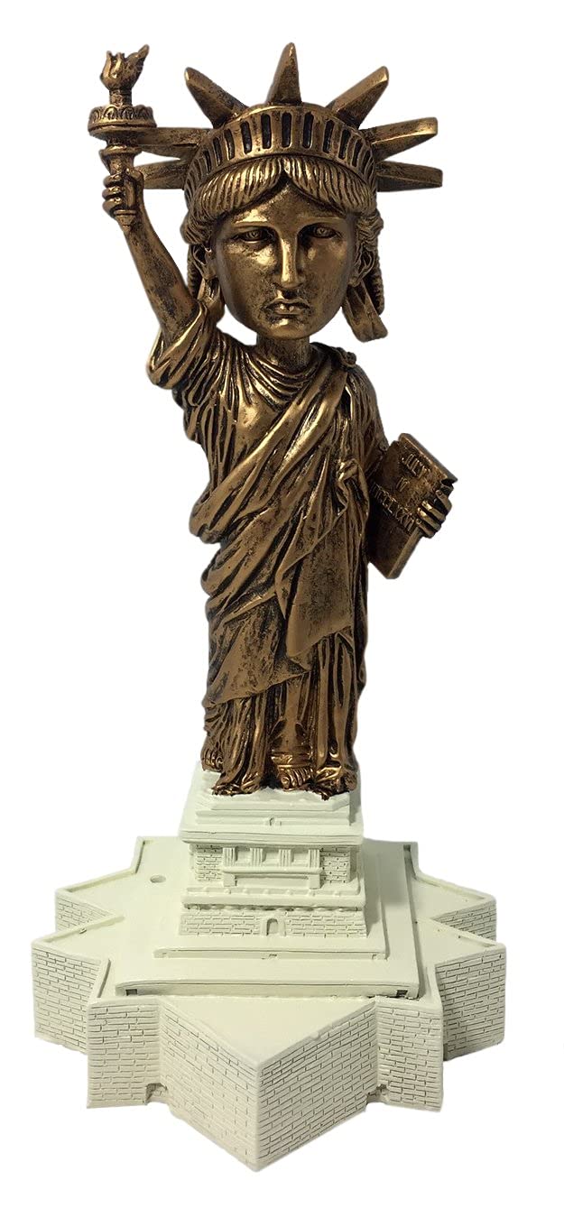 Statue of Liberty Copper Bobblehead - Plays The National Anthem - Individually Numbered to only 1,886