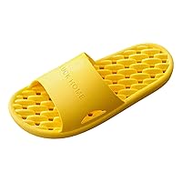 Open Toe Slippers Womens Couple Shoes Solid Color Non Slip Hollow Water Leakage Slippers Soft Cushion Slippers Women