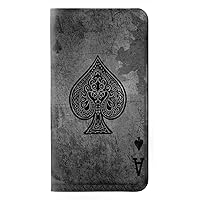 RW3446 Black Ace Spade PU Leather Flip Case Cover for Google Pixel 4a 5G