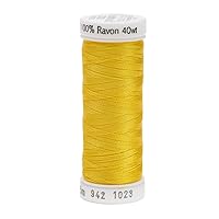 Sulky 942-1023 Rayon Thread for Sewing, 250-Yard, Yellow