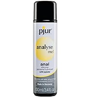 pjur Analyse Me Silicone Based Personal Lubricant, Sex Lube for Men, Women & Couples, 3.4 oz