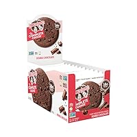 The Complete Cookie, Double Chocolate, Soft Baked, 16g Plant Protein, Vegan, Non-GMO, 4 Ounce Cookie (Pack of 12)