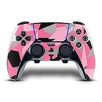 Head Case Designs Pink Camo Camouflage Vinyl Sticker Gaming Skin Decal Cover Compatible with Sony Playstation 5 PS5 DualSense Edge Controller