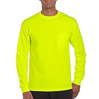 Gildan Men's Taped Shoulders Preshrunk Pocket Jersey T-Shirt