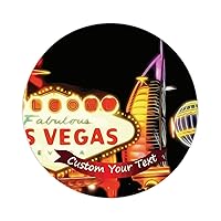 Las Vegas Landscape Stickers 50 Pcs Downtown Vinyl Decal Skyscrapers Travel Gift Peel and Stick Personalized Sticker Labels Stickers for Kids Water Bottle Stickers Waterproof Phone 2inch