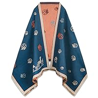 Scarfs for Women Pashmina Silky Shawl Wrap for Evening Dressing Blanket Open Front Poncho Cape